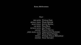 National Treasure (2004) End Credits