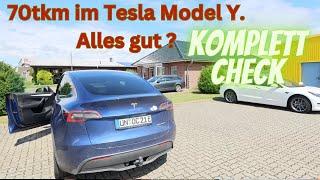 Tesla Model Y Garantiecheck 70.000KM. Mängelfrei ist anders