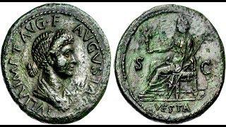 Дупондий, 79 н.э. - 80 н.э., Монета Тита, Древний Рим, Dupondius, 79 - 80 AD