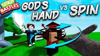 Kill a ONE SHOT user with SPIN Glove Challenge in Slap Battles - Roblox