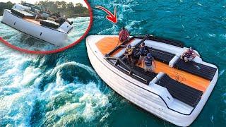 Whitewater Rafting On My ASIAN Imported INFLATABLE YACHT!! (torture test)