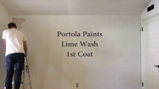 Portola Paints - Lime Wash Time-lapse