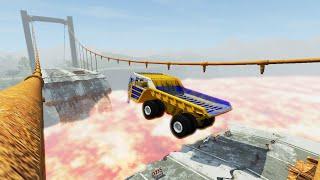 Cars vs Lava  BeamNG.Drive | BeamNG Show