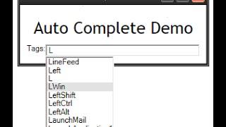 How to Create AutoComplete TextBox in Windows Form Application