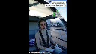 What’s your flying essentials？Let me know!  #aviationlife #boseaviation #femalepilot