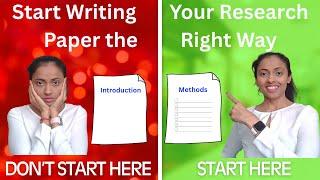 Stop Wasting Time on the Intro | Start Your Research Paper the Right Way #methods  #academicwriting