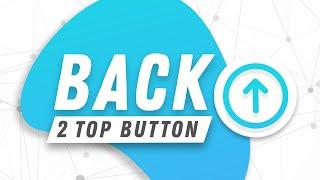 How to Create Scroll to top button in 2021 | Back to top button Using Only HTML CSS & JavaScript