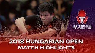 2018 Hungarian Open Highlights: Fan Zhendong vs Wang Chuqin (Final)