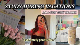 Summer Vacation Study Vlog ️ | How I’m Preparing for CBSE Class 10 Exams