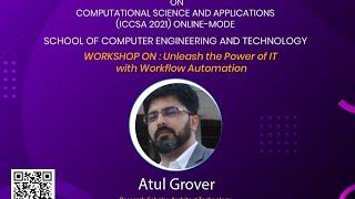 3rd SPRINGER INTERNATIONAL CONFERENCE COMPUTATIONAL SCIENCE AND APPLICATIONS2021 WORKFLOW AUTOMATION