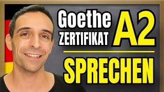 Goethe Zertifikat A2 SPRECHEN | How to pass the oral part. | German A2 Goethe Exam