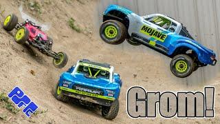 Arrma Mohave Grom First Backyard Battle Against the Losi Mini B!