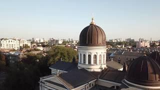 Odessa Transfiguration Cathedral flyby in 4K