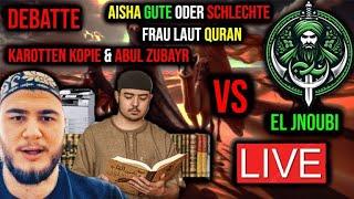 Debatte: El Jnoubi (Shia) vs Abul Zubayr & Karotten Kopie (Salafi) | Ist Aisha eine gute Frau?