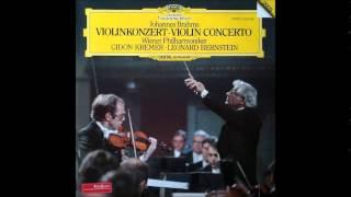 Gidon Kremer, Brahms Violin Concerto in D major Op.77, Leonard Bernstein