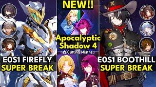 E0S1 Firefly & E0S1 Boothill Super Break | Apocalyptic Shadow Floor 4 3 Stars |Honkai: Star Rail 3.3