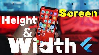 Get screen height and width in Flutter - Code Bite