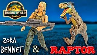 Mattel Jurassic World Rebirth Zora Bennet & Velociraptor Story Pack Review!!!