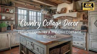 Country Cottage Charm Decoration Ideas with French Country & English Cottage Styling