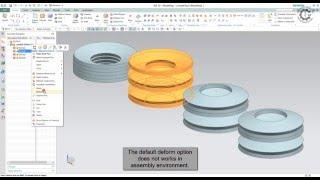 Siemens PLM NX GC Toolkit - A Solution for Disk Spring Deformation Problem