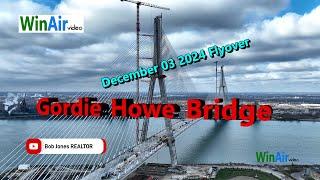 Gordie Howe Bridge Rises FAST in 2024!