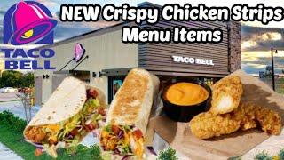 Taco Bell NEW Crispy Chicken Strips Menu Items Review (You Will Be Surprised)