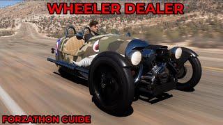 Forza Horizon 5 - Forzathon Guide - Wheeler Dealer - Morgan 3 Wheeler  -Rocosa Sprint & Awesome Burn