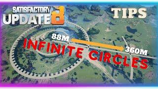 Curve MASTERMIND! The Secret to Unleashing ANY Size Circle in Satisfactory 1.0 | Tips and Tricks