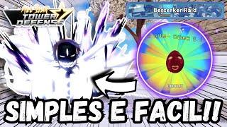 PASSANDO FACIL RAID BESERK SOLO NO ALL STAR TOWER DEFENSE ROBLOX