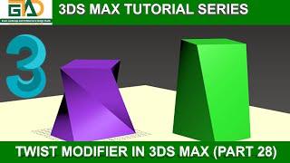 Twist Modifier in 3ds Max (Part 28)