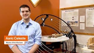 2024 Graduate Spotlight: Aaric Celeste, master of architecture