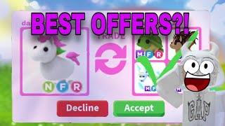 Trading neon unicorn in adopt me! Best offers for unicorn here?!