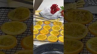 Naranjas confitadas para roscón de reyes