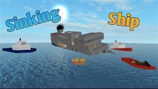 Roblox Sinking Ship Tragedy