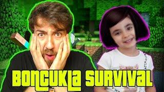 Boncuk'la Minecraft Survival Keyfi - Bölüm 2 - TAVUK OLDUM !!!