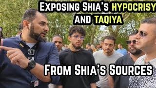 Debunking the Shia's claim! Adnan Rashid And Visitor Speakers Corner Sam Dawah