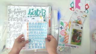 How To ~ Organise May Scraptastic Kits into an Iris Container Scrapbooking Kit Organisation + + + IN