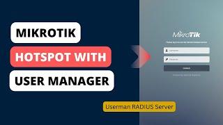 mikrotik hotspot with radius | mikrotik user manager configuration |