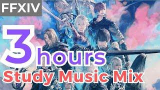 Relaxing FF14 Music, Study Music (3 hours) | relaxing calm game music FFXIV OST | endwalker 파이널판타지14