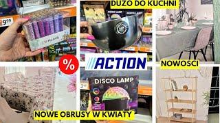 ACTION PIEKNE OBRUSY W KWIATY  TANIE SZAFKI️️ NOWE ORGANIZERY UROCZE LAMPKI️