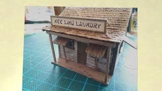 Laundry & Cigar Store, H0 scale