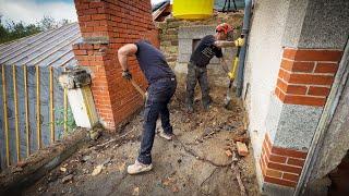 Reclaiming the turret balcony.