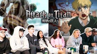Converting HATERS To Attack on Titan 4x25-26 | Reaction/Review