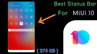 Best status bar theme for Miui 10 | (only 275 kB) | NH Soft | Removed White area in status bar