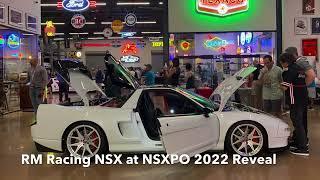 Special Edition RM Racing NSX showcasing our Matte Carbon Fiber Interior Trims at NSXPO 2022