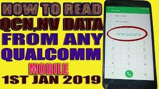 How to backup qcn and nv data from Qualcomm mobile