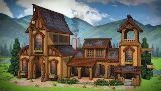 Minecraft: How To Build A Medieval Animal Barn | Easy Tutorial