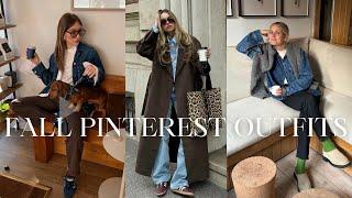 RECREATING FALL PINTEREST OUTFITS 2024 | Casual Outfit Ideas