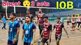 The clash Finishing time for IOB against Customs Texmo Volleyball Tournament 2024 Best of five set-3