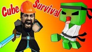 Строительные Работы В Спарте! (Cube Survival) #1